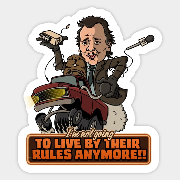 I'm not going to live by there rules anymore Sticker by kickpunch